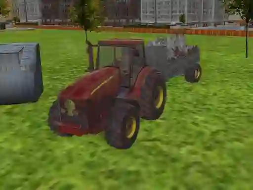 بازی 3D city tractor garbage sim آنلاین