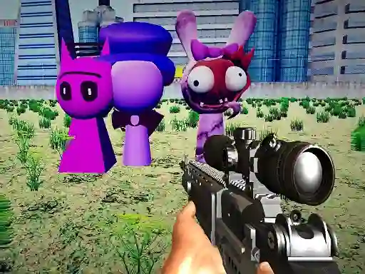 بازی Sprunki Sniper Squid Game آنلاین