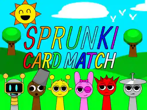 بازی Sprunki Card Match آنلاین