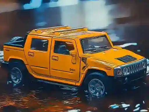 بازی Hummer Jeep Puzzle آنلاین