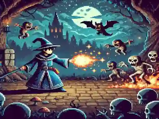 بازی Pixel Wizard آنلاین