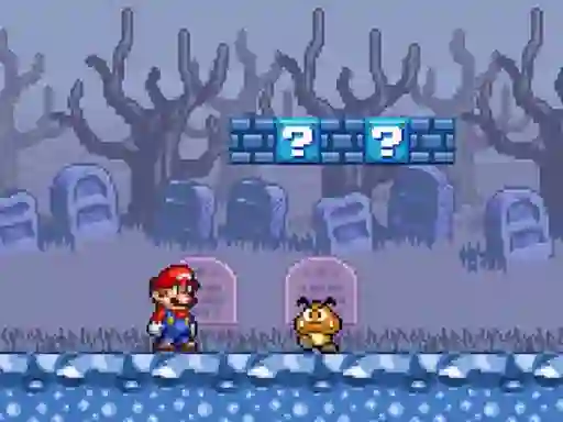 بازی Super Mario Bros Star Scramble 2 Ghost island آنلاین
