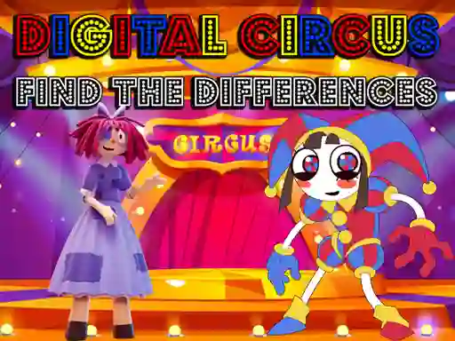 بازی Digital Circus Find The Differences آنلاین