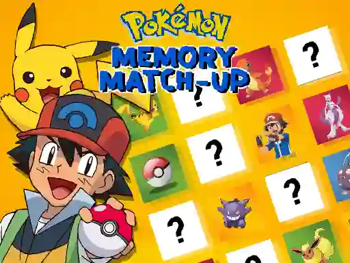بازی Pokemon Memory Match-Up آنلاین