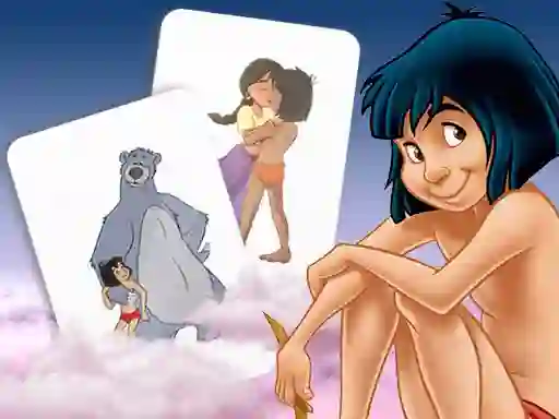 بازی Mowgli Memory card Match آنلاین