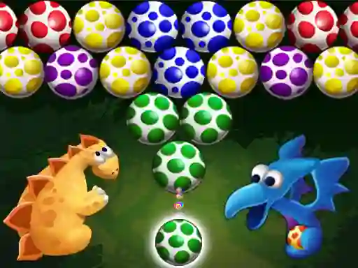 بازی Dino Eggs Bubble Shooter آنلاین