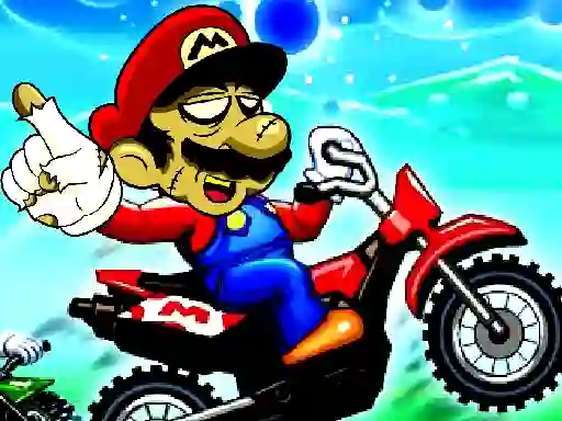 بازی Super Mario Halloween Wheelie آنلاین