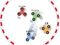 بازی Fidget Spinner ﯼﺯﺎﺑ ﻩﺮﻔﻧ ﺪﻨﭼ  آنلاین
