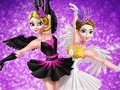 بازی Ellie ﻭ Annie Black Swan ﻭ Swan ﺪﯿﻔﺳ  آنلاین