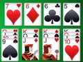 بازی ﻩﺮﻔﻧ ﮏﯾ ﯼﺯﺎﺑ Freecell ﺰﯿﮕﻧﺍ ﺖﻔﮕﺷ  آنلاین