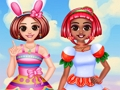 بازی bff foodie cosplay آنلاین