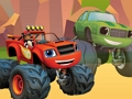 بازی Blaze and the Monster Machines ﯽﯾﻮﻣ ﻩﺭﺍ ﯼﺭﺎﮐ ﺖﺒﻨﻣ ﻩﺭﺍ  آنلاین