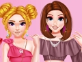 بازی Ruffle Crop Top Dress Up ﺯﻭﺭ ﺪﻣ  آنلاین
