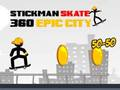 بازی Stickman Skate 360 Epic City آنلاین