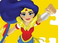 بازی DC Superhero Girls Jigsaw Puzzle ﻝﺯﺎﭘ  آنلاین