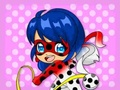 بازی Chibi Dottedgirl ﯼﺰﯿﻣﺁ ﮓﻧﺭ ﺏﺎﺘﮐ  آنلاین