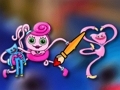 بازی Huggy Wuggy ﯼﺰﯿﻣﺁ ﮓﻧﺭ  آنلاین