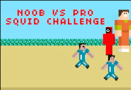 بازی Neob vs Pro Squid Challenge آنلاین