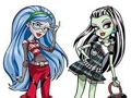 بازی Monster High ﯼﺍﺮﺑ ﯼﺰﯿﻣﺁ ﮓﻧﺭ ﺏﺎﺘﮐ  آنلاین