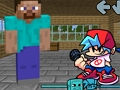 بازی Friday Night Funkin' VS Steve ﺯﺍ Minecraft  آنلاین