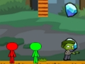 بازی Stickman Bros vs Zombies آنلاین