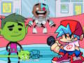 بازی Funkin' VS Beast Boy ﺐﺷ ﻪﻌﻤﺟ  آنلاین