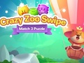 بازی Crazy Zoo Swipe Match 3 ﻝﺯﺎﭘ  آنلاین