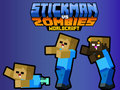 بازی Stickman vs Zombies Worldcraft آنلاین