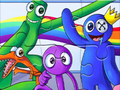 بازی Rainbow Friends 2 :ﯽﯾﻮﻣ ﻩﺭﺍ ﯼﺭﺎﮐ ﺖﺒﻨﻣ ﻩﺭﺍ ﻝﺯﺎﭘ  آنلاین