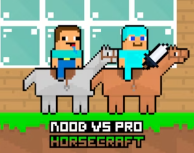 بازی Noob vs Pro Horsecraft آنلاین
