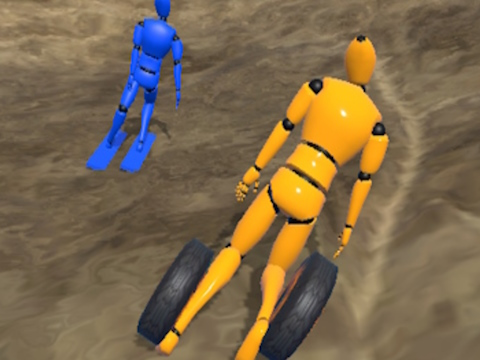 بازی Ragdoll Racing: ﺪﯾﺪﺷ ﯽﺒﯿﺷﺍﺮﺳ آنلاین