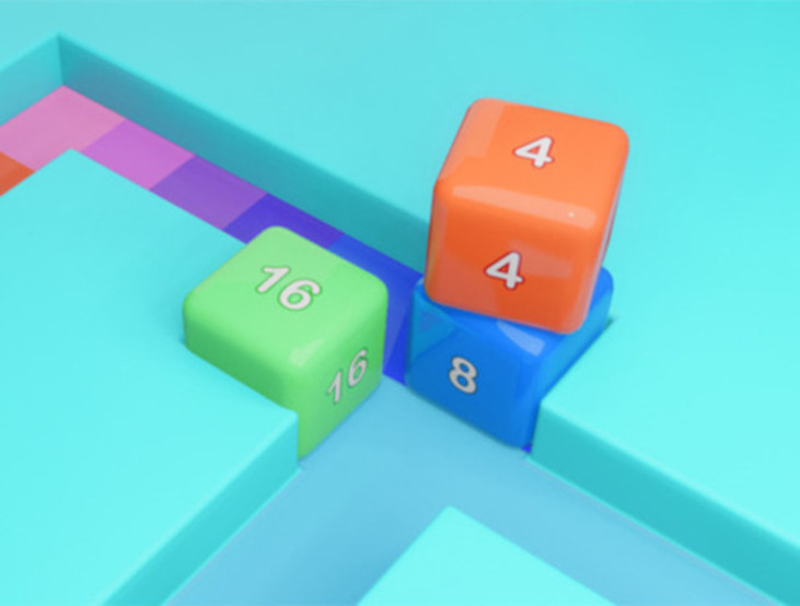 بازی Maze Cube 2048 آنلاین