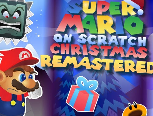 بازی Super Mario on Scratch Christmas Remastered ﯼﺯﺎﺑ  آنلاین