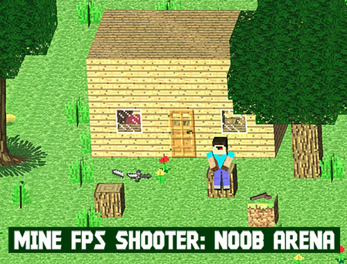 بازی Mine FPS ﺯﺍﺪﻧﺍﺮﯿﺗ: Noob Arena آنلاین