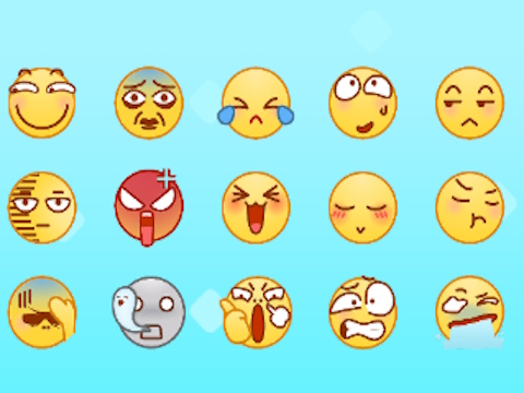 بازی Emoji Merge: Moji ﻩﺪﻨﻨﮐ ﻡﺮﮔﺮﺳ  آنلاین