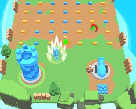 بازی Clash Tower: ﺪﯿﻨﮐ ﻊﻤﺟ ﺍﺭ ﺎﻫﺮﺟﺁ  آنلاین