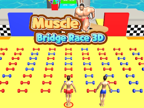بازی Muscle Bridge Race 3D آنلاین