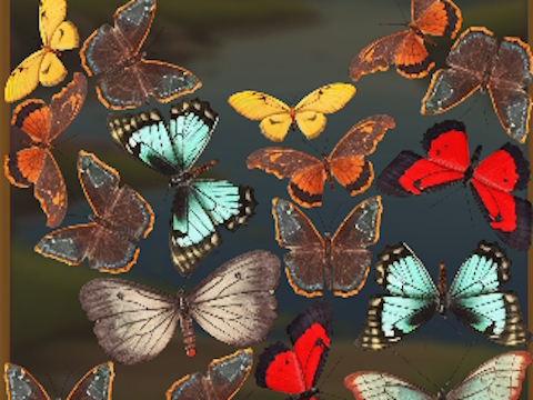 بازی MergeButerfly: 2048! آنلاین