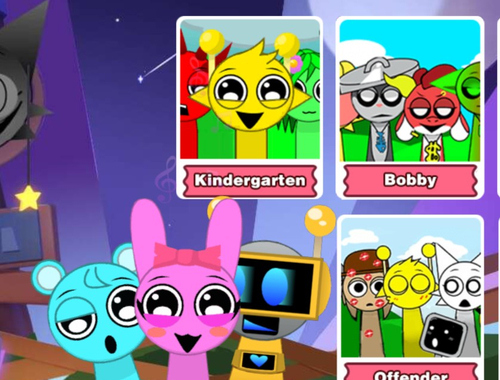 بازی Incredibox Party Frozen Sprunki Beat ﺏﺰﺣ  آنلاین