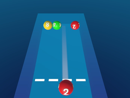 بازی Balls 2048 Billiards ﺪﯿﻨﮐ ﻡﺎﻏﺩﺍ ﺍﺭ!  آنلاین