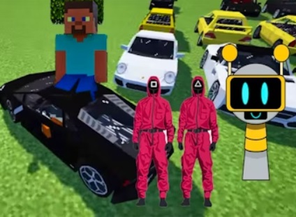 بازی Minecraft Squid Sprunki Drift Multiplayer آنلاین