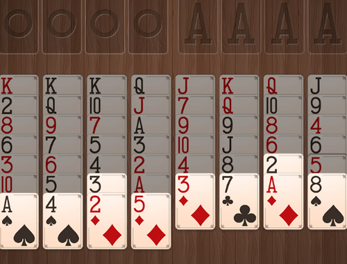 بازی Freecell Solitaire ﻥﺎﮕﯾﺍﺭ  آنلاین