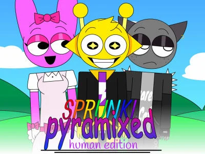 بازی Sprunki Pyramixed: ﯽﻧﺎﺴﻧﺍ ﻪﺨﺴﻧ  آنلاین