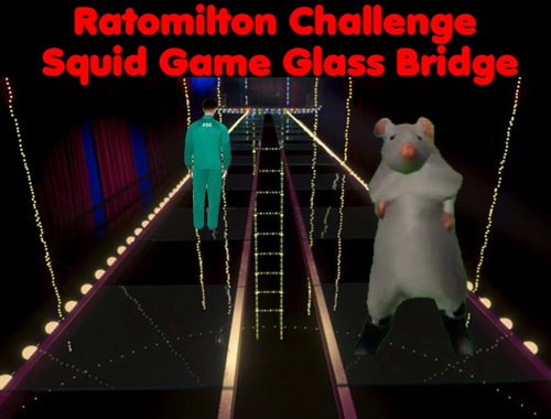 بازی Rato Milton Challenge Squid Game Glass Bridge آنلاین
