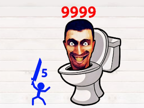 بازی Skibidi Hero Stickman ﺝﺮﺑ ﻉﺎﻓﺩ  آنلاین
