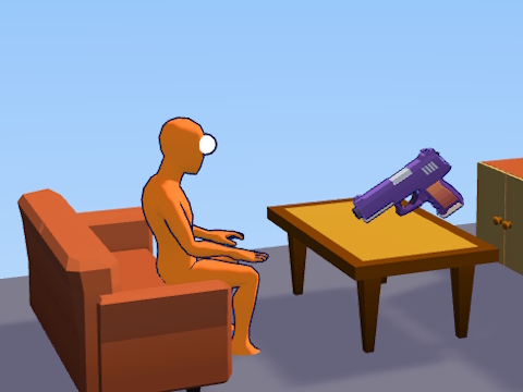 بازی Ragdoll Gun Shooter: Cannon Spinner Playground  آنلاین