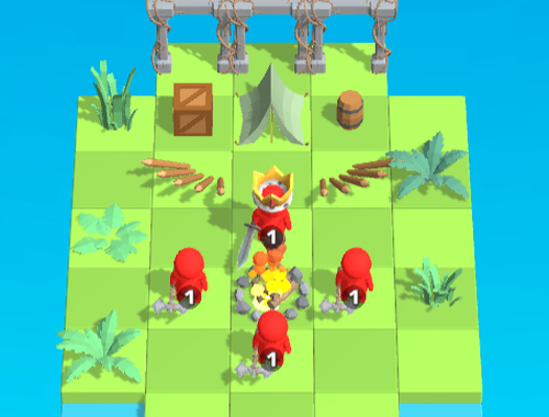 بازی Castle Wars Cell Battle  آنلاین