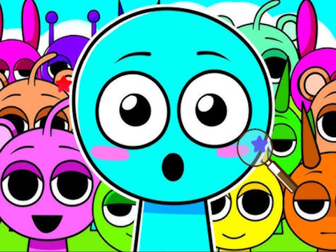 بازی Sprunki Hidden Stars Challenge  آنلاین
