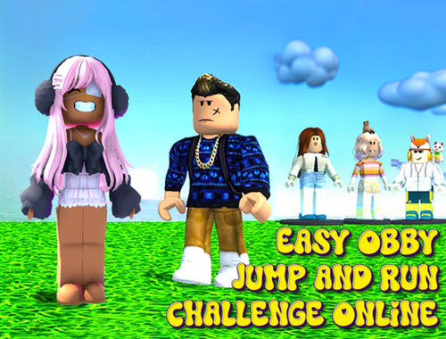 بازی Obby Jump and Run Challenge ﻦﯾﻼ﻿ﻧﺁ  آنلاین