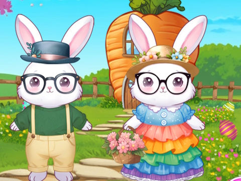 بازی Bunnies ﺩﻮﺷ ﯽﻣ ﻩﺩﺎﻣﺁ ﮎﺎﭘ ﺪﯿﻋ ﯼﺍﺮﺑ  آنلاین